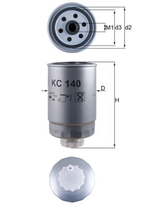 Fuel Filter KNECHT KC 140