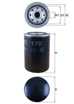 Kuro filtras KNECHT KC 178