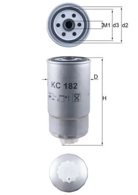 Kuro filtras KNECHT KC 182