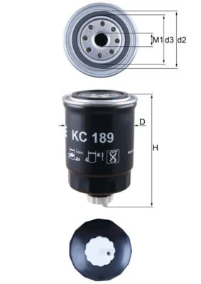 Kuro filtras KNECHT KC 189