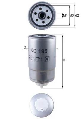 Kuro filtras KNECHT KC 195