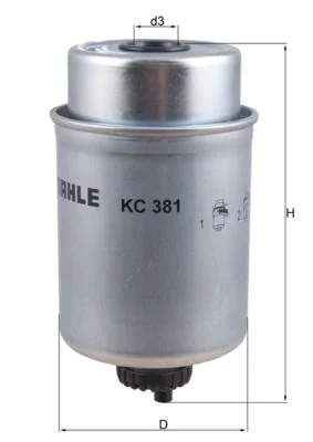 Kuro filtras KNECHT KC 381