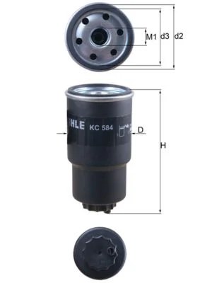 Kuro filtras KNECHT KC 584