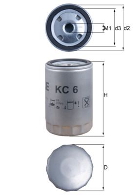 Фільтр палива KNECHT KC 6