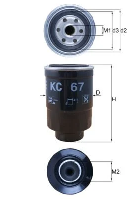 Kuro filtras KNECHT KC 67
