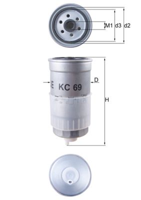 Fuel Filter KNECHT KC 69