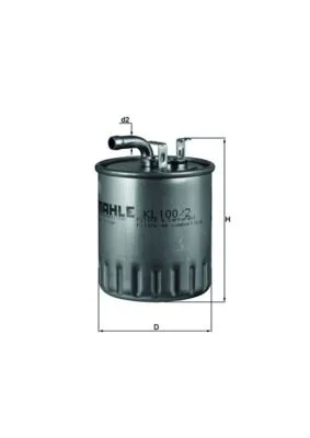 Kuro filtras KNECHT KL 100/2