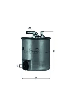 Kuro filtras KNECHT KL 174