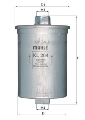 Fuel Filter KNECHT KL 204