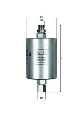 Kuro filtras KNECHT KL 21