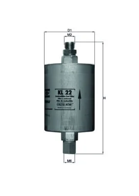 Kuro filtras KNECHT KL 22