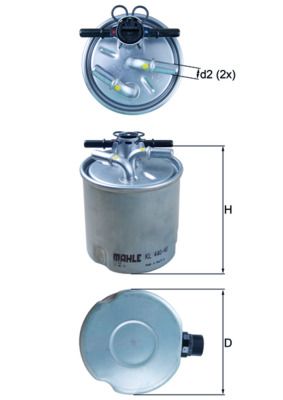 Фільтр палива KNECHT KL 440/40