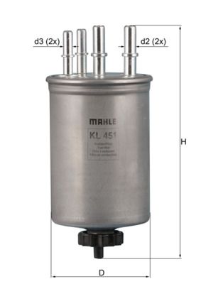 Fuel Filter KNECHT KL 451