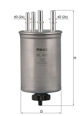 Kuro filtras KNECHT KL 451