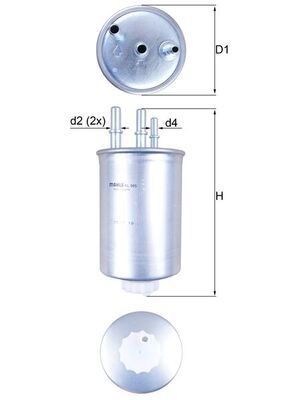 Fuel Filter KNECHT KL 505