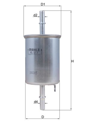 Фільтр палива KNECHT KL 573