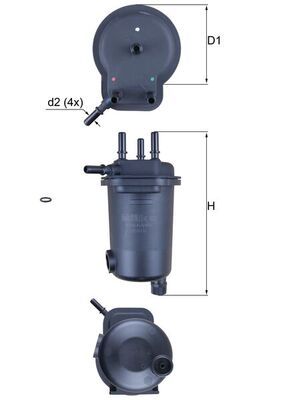 Фільтр палива KNECHT KL 600D