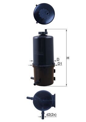 Фільтр палива KNECHT KL 787