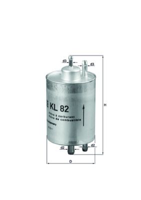 Fuel Filter KNECHT KL 82