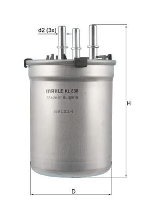Kuro filtras KNECHT KL 838