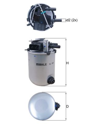 Filter goriva KNECHT KL 909