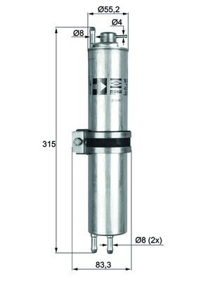 Фільтр палива KNECHT KLH 12