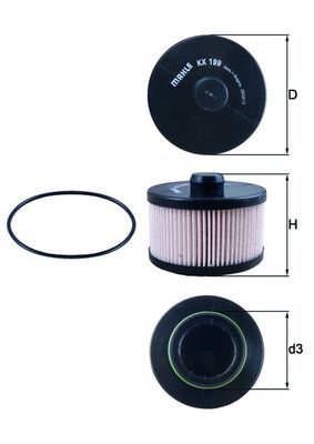 Kuro filtras KNECHT KX 199D