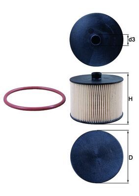 Фільтр палива KNECHT KX 201D