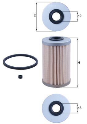 Fuel Filter KNECHT KX 204D