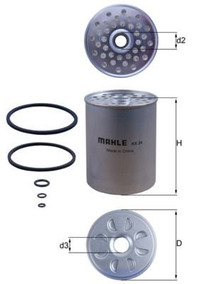 Fuel Filter KNECHT KX 24D