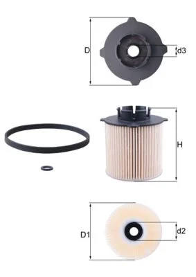 Kuro filtras KNECHT KX 265D