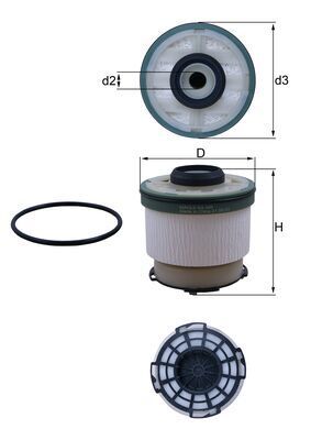 Фільтр палива KNECHT KX 385D