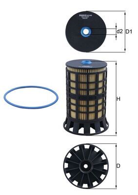 Kuro filtras KNECHT KX 606D