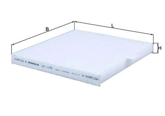 Filtras, salono oras KNECHT LA 1175