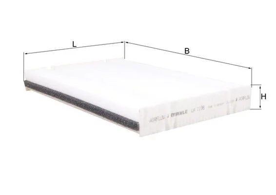 Filtras, salono oras KNECHT LA 1198