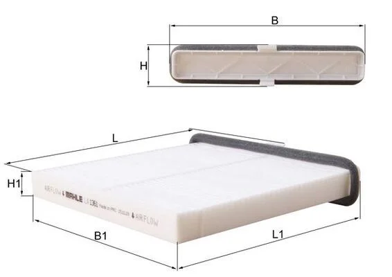 Filtras, salono oras KNECHT LA 1361