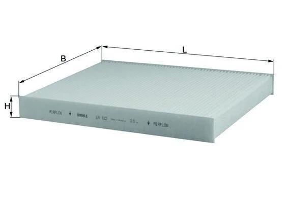 Filtras, salono oras KNECHT LA 182