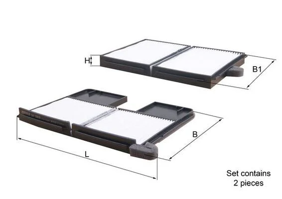 Filtras, salono oras KNECHT LA 186/S