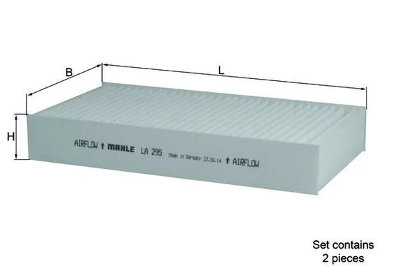 Filtras, salono oras KNECHT LA 295/S