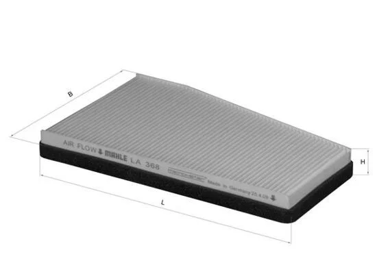 Filtras, salono oras KNECHT LA 368
