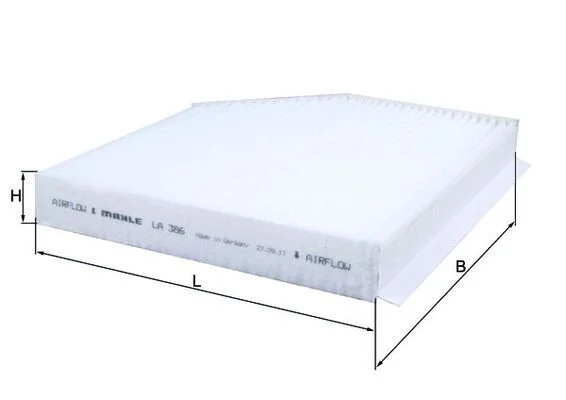 Filtras, salono oras KNECHT LA 386