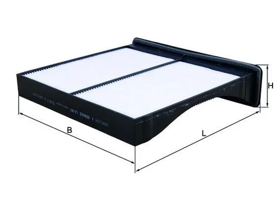 Filtras, salono oras KNECHT LA 461
