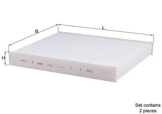 Filtras, salono oras KNECHT LA 467/S