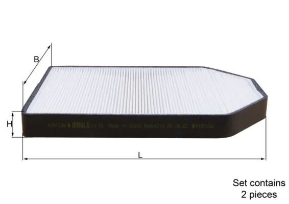 Filtras, salono oras KNECHT LA 51/S
