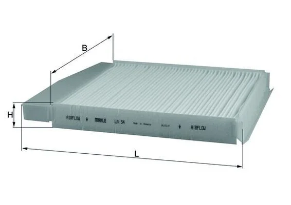 Filtras, salono oras KNECHT LA 54