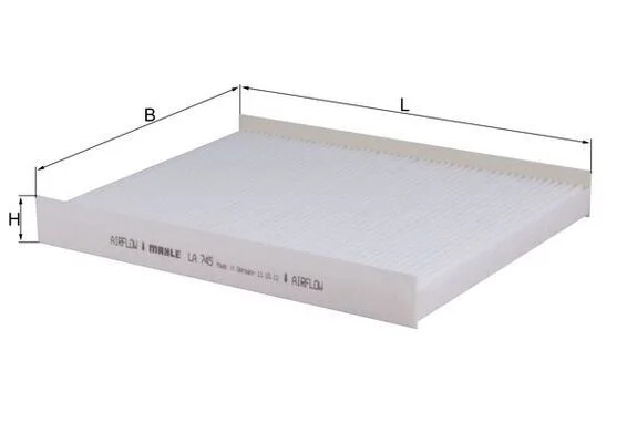 Filtras, salono oras KNECHT LA 745