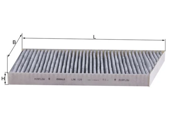Filtras, salono oras KNECHT LAK 129