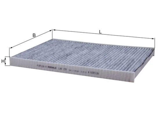 Filtras, salono oras KNECHT LAK 159