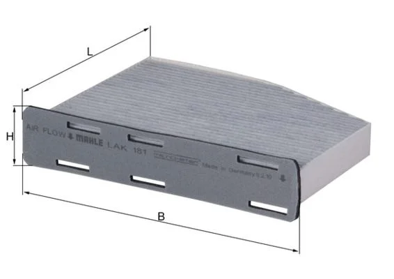Filtras, salono oras KNECHT LAK 181
