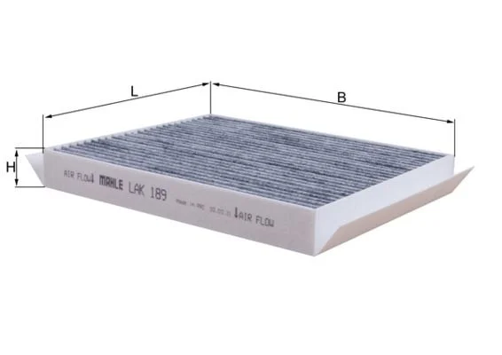 Filtras, salono oras KNECHT LAK 189